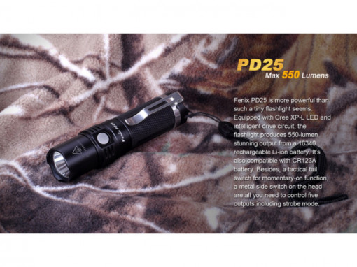 Lanterna Fenix PD25 550 lumeni 130 Metri - Img 3