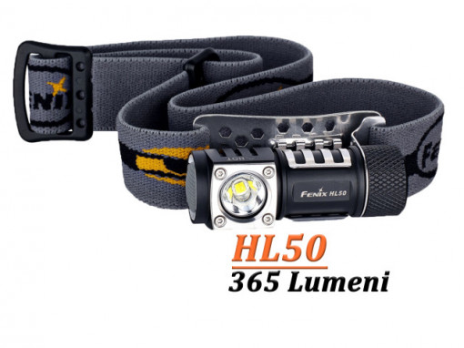 Lanterna frontala Fenix HL50 365 lumeni 77 metri