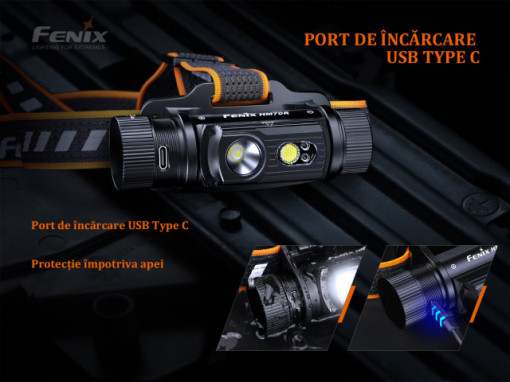 Lanterna frontala Fenix HM70R - Lanternă frontală - 1600 Lumeni - 186 Metri - ADV-453-001 5
