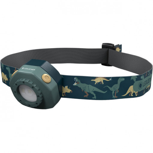 Lanterna frontala LedLenser KidLed 4R Dinosaur 40Lm + Acum - A8.Z502535