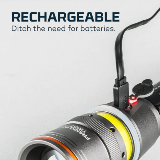 Lanterna profesionala reincarcabila Nebo franklin Twist 400, 400 lumeni, 89m - NEB-WLT-0024-G 3