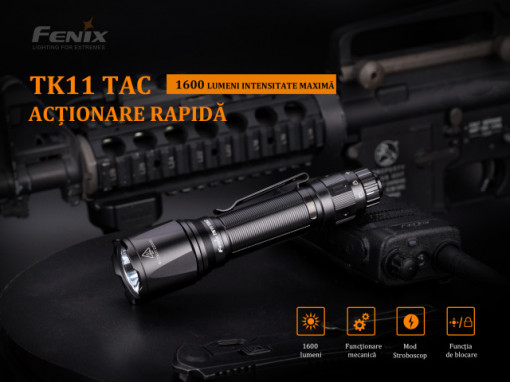 Lanterna Tactica Fenix TK11 TAC -1600 Lumeni - 335 Metri - ADV-431-001 2