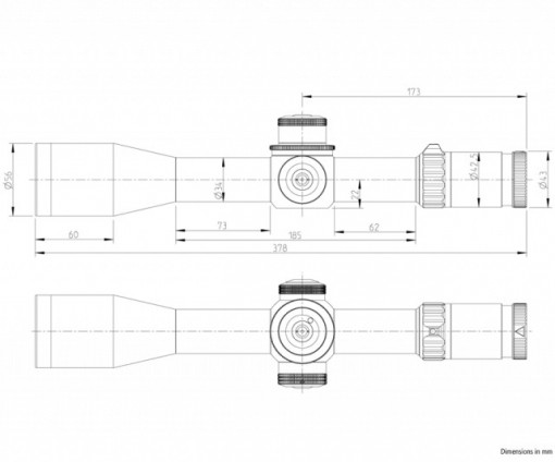 Luneta de arma pentru vanatoare Kahles K312i 3-12x50, Mil7 - 10549 5