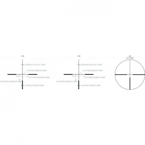 Luneta de arma pentru vanatoare Kite Optics K6 HD 2,5-15X56/IRA4I/30MM - VBO.K282417 5