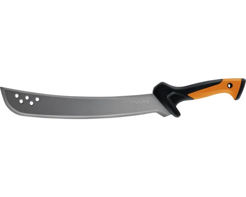 Maceta Fiskars Solid, 61.7 cm, negru/portocaliu