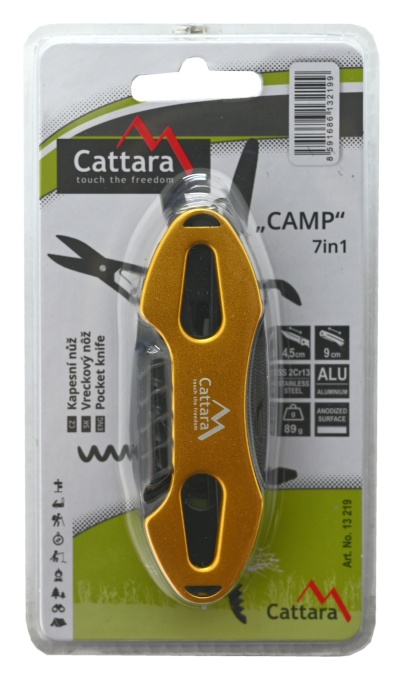 Multifunctional Cattara Camp 7 in 1, aluminiu, 83g - TT13219 - Img 6