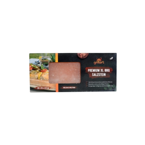 Placa dreptunghiulara din sare de Himalaya 20x10x2,5 cm pentru gatit la gratar Grillart - GA-1006-1 - Img 7