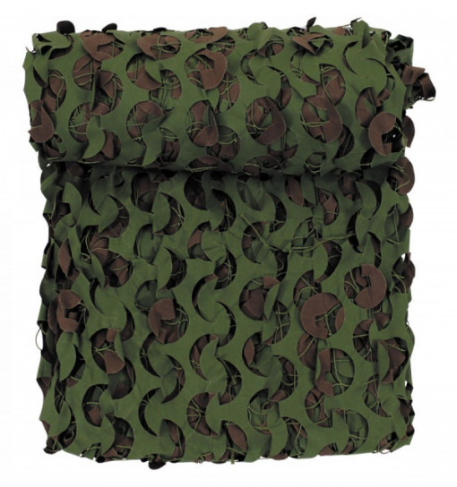 Plasa camuflaj ignifuga, 3 x 5 m, cu husa transport, MFH - OUTMA.27880C