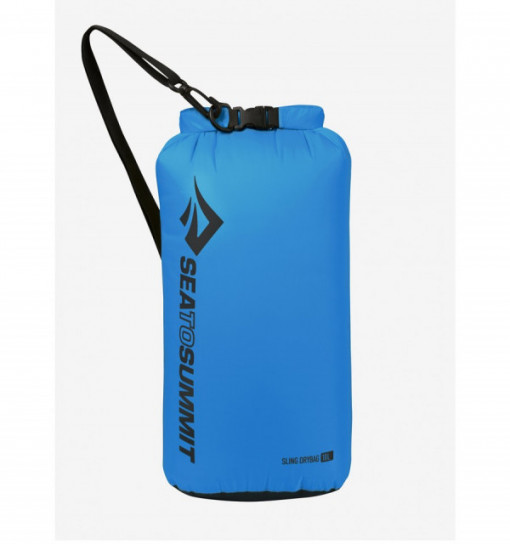 Sac impermeabil 10 litri Sea To Summit Sling Dry Bag albastru - OUTMA.ASBAG10LBL