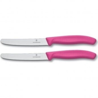 Set cutite curatat Victorinox Swiss Classic Paring Set, 2 piese, Pink 6.7836.L115B - Img 2