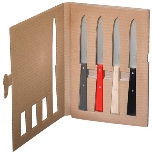 Set Opinel pentru Friptura, 4 cutite lama 10.7cm - 001534 3