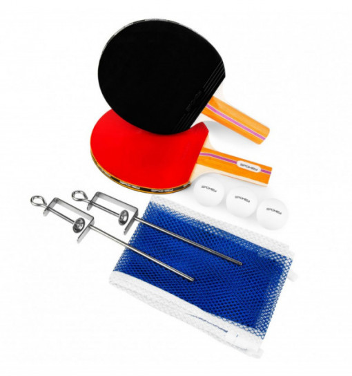Set tenis de masa cu palete, fileu, mingi Spokey Alpha - OUTMA.84352