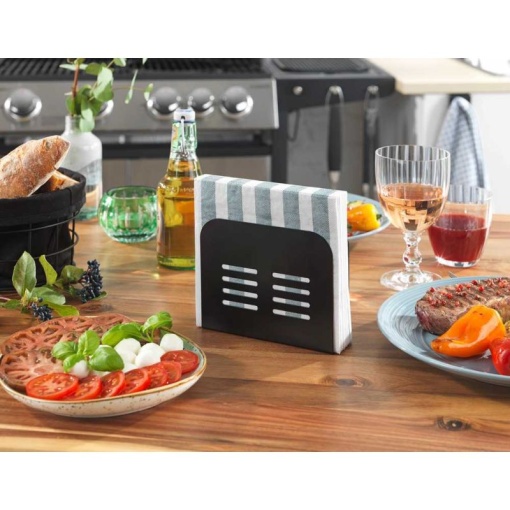 Suport pentru servetele 15 x 12,5 x 4 cm Baco Wenko Black Outdoor Kitchen - 55025100 - Img 7
