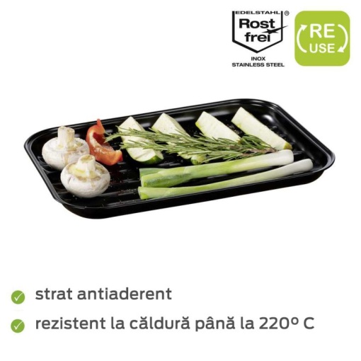 Tava pentru gratar Luca Wenko Black Outdoor Kitchen - 55101100 - Img 8