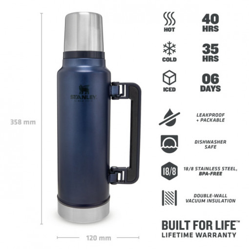Termos The Legendary Classic Bottle Large Nightfall 1.4 l - 10-08265-006 3
