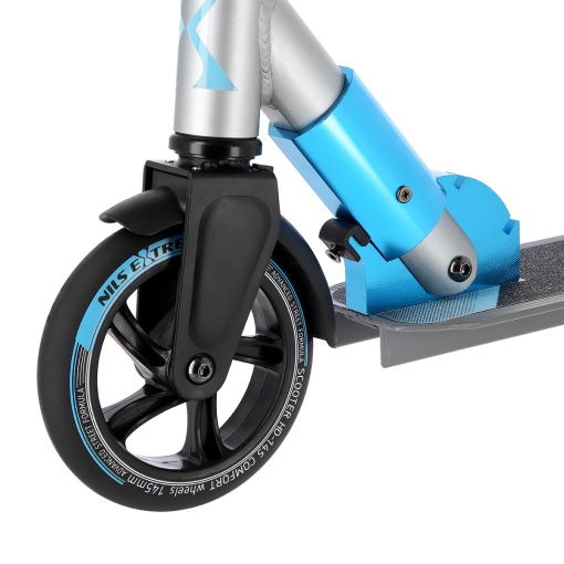 Trotineta Nils Extreme HD145 145 mm, Grafit/Albastru - Img 4