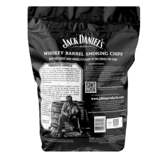 Aschii afumare din butoaie de whiskey Jack Daniels 800 g - JD-SW - Img 4