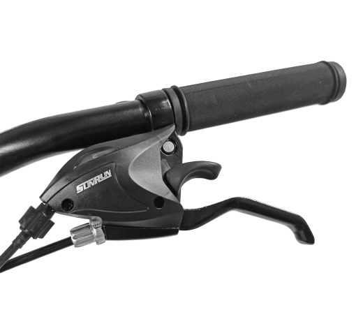 Bicicleta BR Tornado 26", 21 viteze, frane pe disc, cadru din aluminiu 13.5", manete secventiale, roz - Img 10