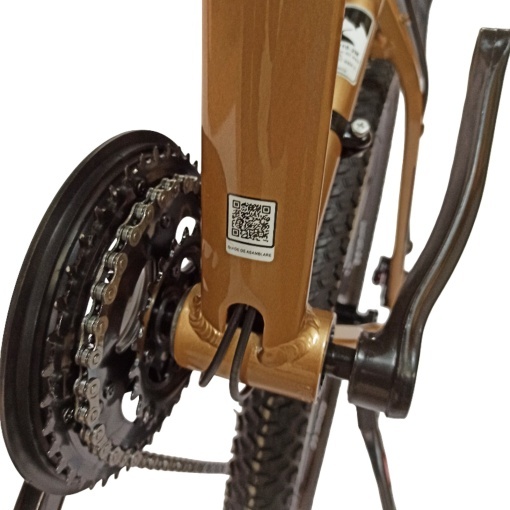 Bicicleta BR Tornado ProMG 26", jante MAGNEZIU, 21 viteze, frane pe disc, cadru din aluminiu 13.5", manete secventiale, maro - Img 15