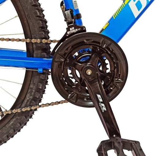 Bicicleta BR TSUNAMI PRO2025 26", 21 viteze, frane pe disc, cadru otel 14.5", manete secventiale, albastru - Img 9