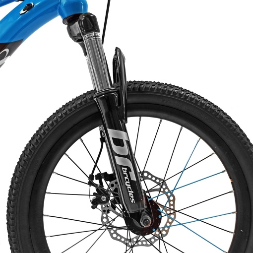 Bicicletă copii BR Inspire 20", 7 viteze, frâne pe disc, cadru oțel 12", manete Revoshift, albastru, varsta 7 - 10 ani - Img 3