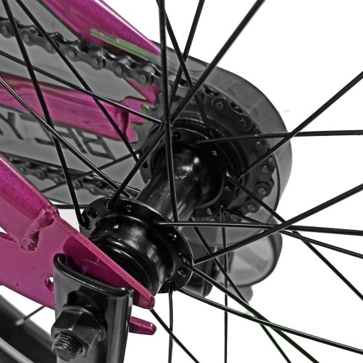 Bicicletă copii BR Neptune 20", cadru oțel, roz, varsta 7 - 10 ani - Img 6
