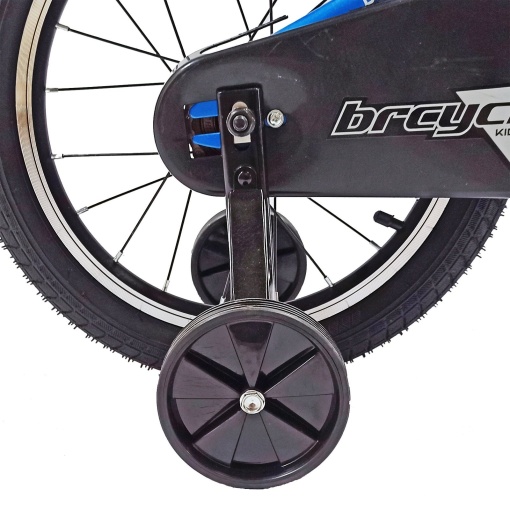 Bicicletă copii BR Neptune Kids 16", cadru oțel, albastru, varsta 4 - 6 ani - Img 6