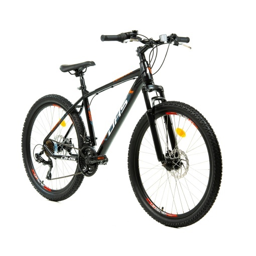 Bicicleta Mtb Dhs 2605 - 26 inch, M, Negru/Rosu - Img 3