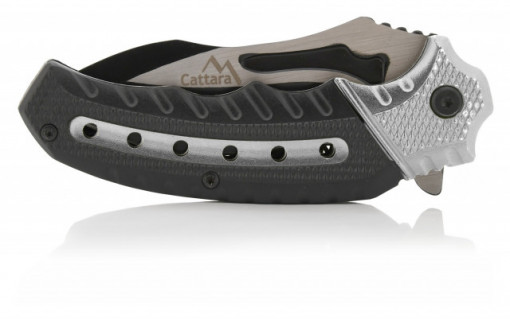 Briceag Cobra Cattara lama 9.5cm argintiu/negru TT13258 - Img 3