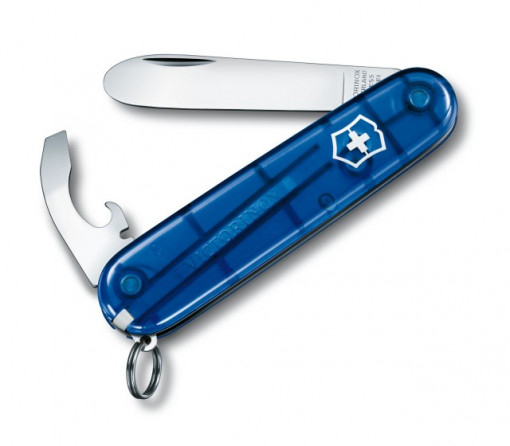 Briceag My First Victorinox, albastru transparent - 0.2363.T2