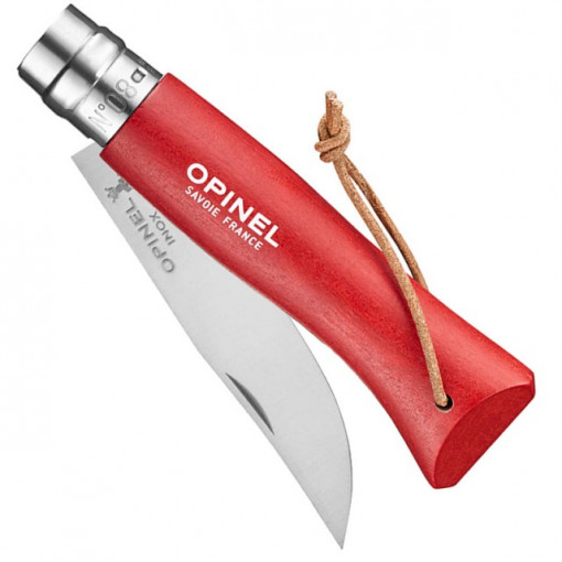 Briceag Opinel Adventurer N°08 Inox Fag Rosu 8.5cm - 001705 - Img 2