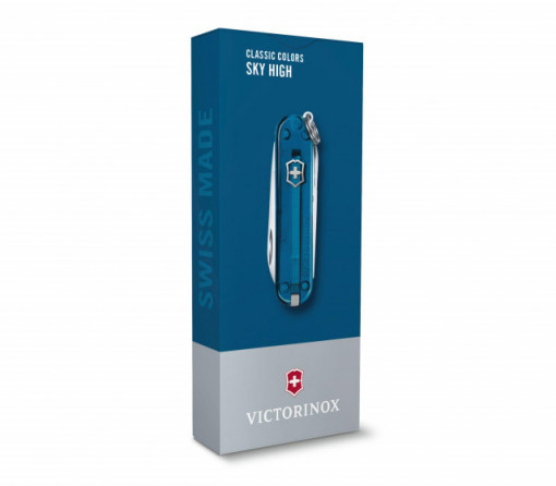 Briceag Victorinox SD Classic Transparent, Sky High - 0.6223.T61G 4