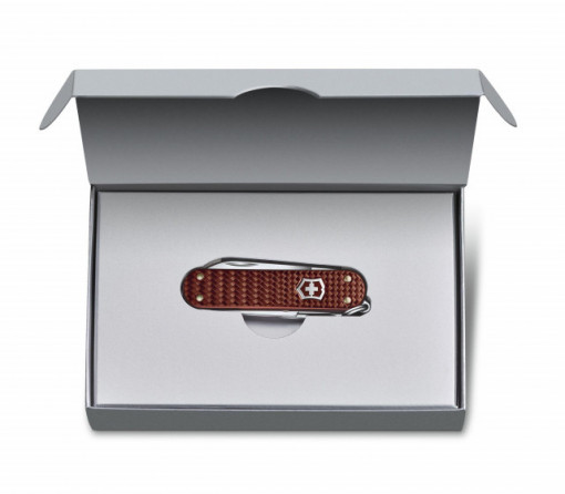 Briceag Victorinox Classic Precious Alox Hazel Brown - 0.6221.4011G 4