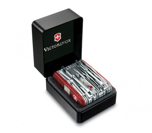 Briceag Victorinox SwissChamp XAVT, rosu transparent - 1.6795.XAVT cutie