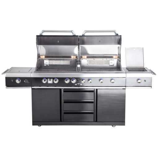 Bucatarie de exterior din inox, gratar pe gaz cu Air System ALL GRILL Top-Line Extrem Light - 100960 - Img 10