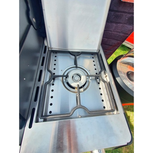 Bucatarie pe gaz, 3 arzatoare inox, arzator infrarosu ajustabil, grile fonta, Enders Uniq Pro 3 IK Kitchen Turbo - 860833 - Img 6