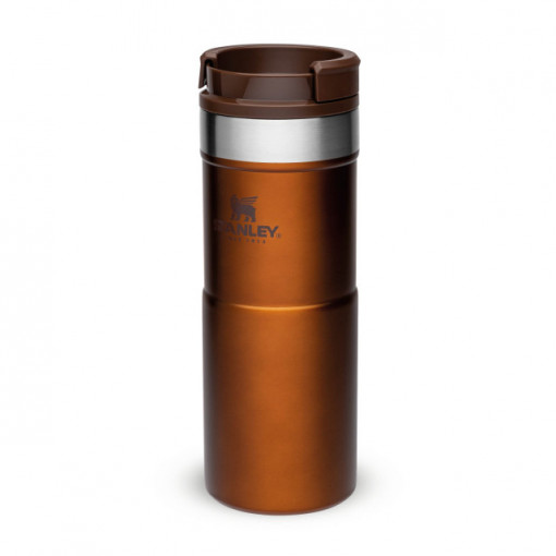 Cana Termoizolanta Stanley The NeverLeak Travel Mug Maple 0.35L - 10-09855-010 2