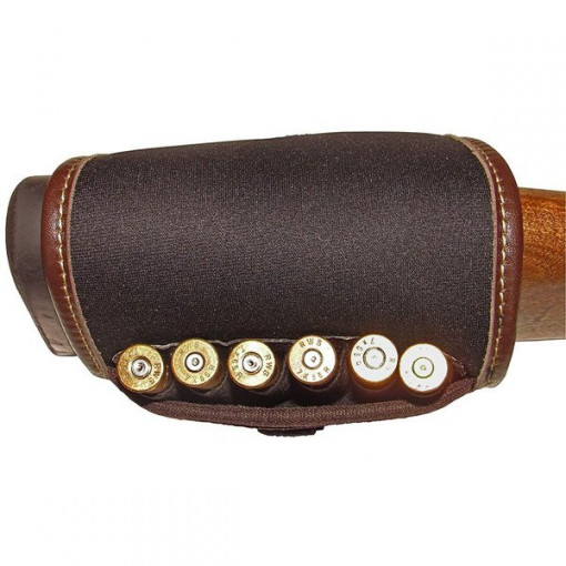 Cartusiera piele maro Niggeloh Classic 6 posturi glont - A8.NG.1511.00001 - Img 4
