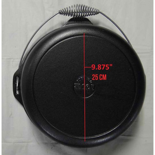 Ceaun din fonta cu capac - cuptor olandez Lodge 33 cm 8,5 litri - L-12DO3 6