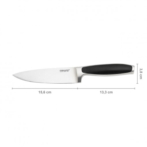 Cutitul bucatarului Fiskars Royal S, 15 cm, otel inoxidabil - Img 2