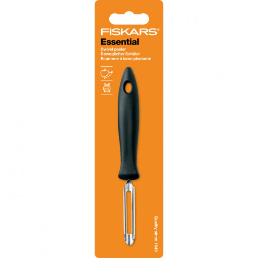 FISKARS Curatitor legume Fiskars Essential, lama mobila, 245 mm, 30 g - 1023787 - Img 2
