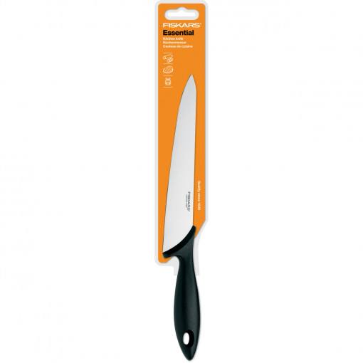 FISKARS Cutit pentru bucatarie Fiskars Essential, 21 cm, otel inoxidabil - 1023776 - Img 3