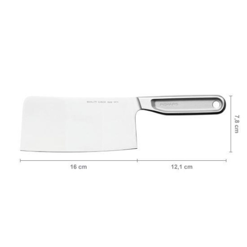 FISKARS Cutitul macelarului Fiskars All Steel, 16 cm - 1062885 - Img 2