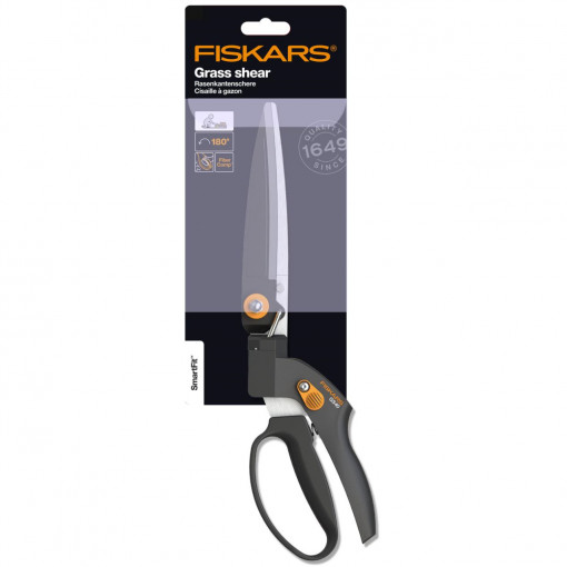 FISKARS Foarfeca pentru gazon Fiskars SmartFit (GS40), 380 mm, 350 g - 1023632 - Img 2