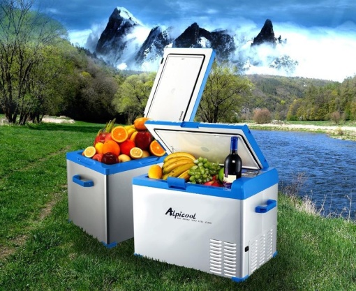 Frigider auto cu compresor Alpicool 50l 230/24/12V -20°C BLUE APP - TT07092 - Img 3