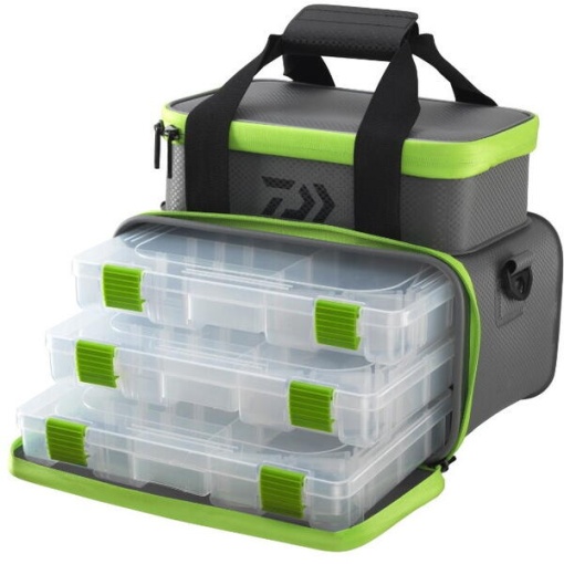 Geanta Accesorii cu 3 Cutii Daiwa Prorex EVA WP S 31x21x24cm - Img 2
