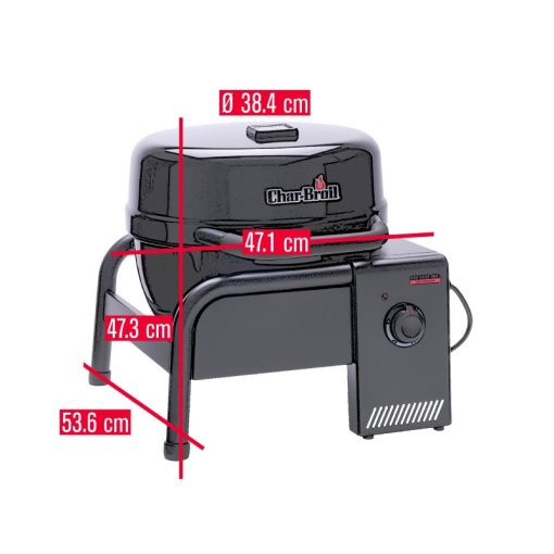 Gratar electric 1.500 Wati, 320 grade Celsius, TRU-Infrared, Char-Broil Bistro E Cube - 140257 - Img 8