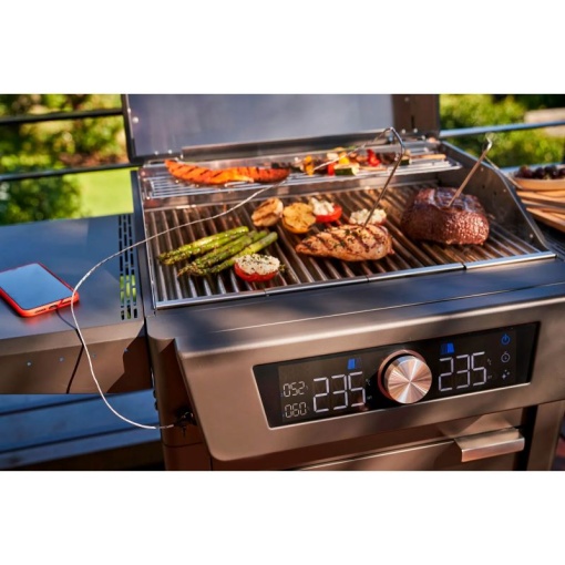 Gratar electric Char-Broil Evolve, display, grile din fonta, TRU-Infrared - 140993 - Img 12