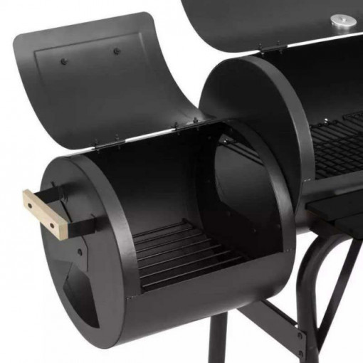 Gratar pe carbuni cu afumatoare Activa American BBQ Texas - 11225 incinta mica