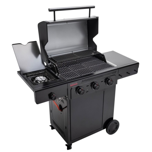 Gratar pe gaz Char-Broil Essential 3 G cu 3 arzatoare, grile din fonta, TRU-Infrared -140234 - Img 6